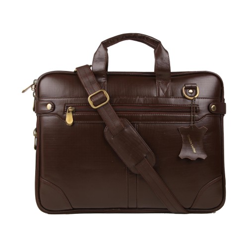 LEATHER LAPTOP BAG KFLB103-BR LEATHER LAPTOP BAG KFLB103-BR